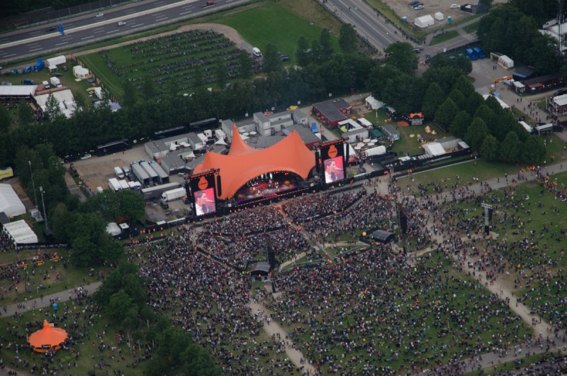Roskilde Festival Pladsen et par timer efter aabning (1)